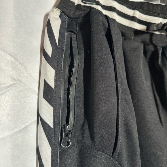 HK Army Black Joggers with White Accents Paintball Pants - Picture 2 of 6